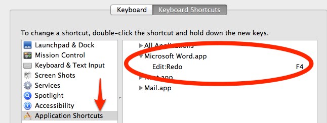 create keyboard shortcut for advanced find word for mac 2017